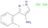 3-(2-Fluorophenyl)-1H-pyrazol-4-amine dihydrochloride