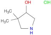 4,4-dimethylpyrrolidin-3-ol hydrochloride