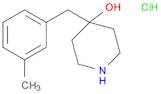 4-[(3-Methylphenyl)methyl]piperidin-4-ol Hydrochloride