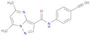 N-(4-Ethynylphenyl)-5,7-dimethyl-pyrazolo[1,5-a]pyrimidine-3-carboxamide