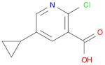 2-Chloro-5-cyclopropylnicotinic acid