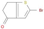 2-Bromo-4H,5H,6H-cyclopenta[b]thiophen-4-one