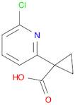 1-(6-chloropyridin-2-yl)cyclopropane-1-carboxylic acid