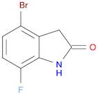 4-bromo-7-fluoro-2,3-dihydro-1H-indol-2-one