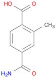 4-Carbamoyl-2-methylbenzoic acid