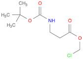 Chloromethyl 3-((tert-butoxycarbonyl)amino)propanoate