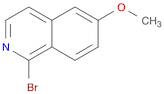 1-Bromo-6-methoxyisoquinoline