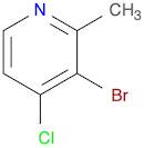 3-Bromo-4-chloro-2-methylpyridine