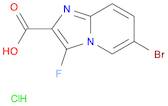 6-bromo-3-fluoroimidazo[1,2-a]pyridine-2-carboxylic acid hydrochloride