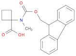 1-((((9H-fluoren-9-yl)methoxy)carbonyl)(methyl)amino)cyclobutane-1-carboxylic acid