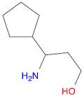 3-Amino-3-cyclopentylpropan-1-ol