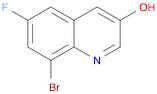 8-BROMO-6-FLUOROQUINOLIN-3-OL