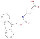 3-{[(9H-Fluoren-9-ylmethoxy)carbonyl]amino}cyclobutane-1-carboxylic Acid