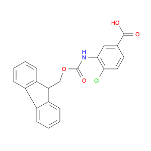 3-((((9H-Fluoren-9-yl)methoxy)carbonyl)amino)-4-chlorobenzoic acid