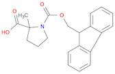 1-[(9H-FLUOREN-9-YLMETHOXY)CARBONYL]-2-METHYLPYRROLIDINE-2-CARBOXYLIC ACI+