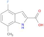 4-Fluoro-7-methyl-1H-indole-2-carboxylic acid