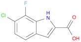 6-chloro-7-fluoro-1H-indole-2-carboxylic acid