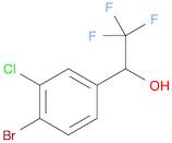 1-(4-Bromo-3-chlorophenyl)-2,2,2-trifluoroethan-1-ol