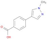 4-(1-methyl-1H-pyrazol-4-yl)benzoic acid