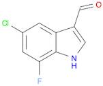 5-Chloro-7-fluoro-1H-indole-3-carbaldehyde