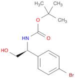 tert-Butyl N-[(1S)-1-(4-bromophenyl)-2-hydroxyethyl]carbamate