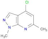 4-chloro-1,6-dimethyl-1H-pyrazolo[3,4-b]pyridine