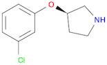 (3R)-3-(3-chlorophenoxy)pyrrolidine