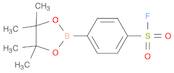 4-(4,4,5,5-Tetramethyl-1,3,2-dioxaborolan-2-yl)benzenesulfonyl fluoride