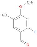 2-fluoro-4-methoxy-5-methylbenzaldehyde