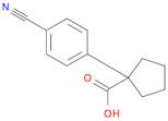 1-(4-cyanophenyl)cyclopentane-1-carboxylic acid