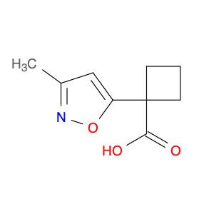 1-(3-Methylisoxazol-5-yl)cyclobutanecarboxylic acid