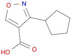 3-Cyclopentyl-1,2-oxazole-4-carboxylic acid