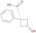 (1S,3S)-3-hydroxy-1-phenylcyclobutane-1-carboxylic Acid