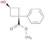 methyl -3-hydroxy-1-phenylcyclobutane-1-carboxylate