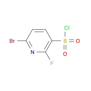 6-BROMO-2-FLUOROPYRIDINE-3-SULFONYL CHLORIDE