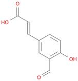 (2E)-3-(3-formyl-4-hydroxyphenyl)prop-2-enoic acid