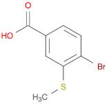 4-Bromo-3-(methylthio)benzoic Acid