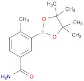 4-Methyl-3-(4,4,5,5-tetramethyl-1,3,2-dioxaborolan-2-yl)benzamide