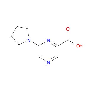 6-(Pyrrolidin-1-yl)pyrazine-2-carboxylic acid