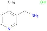 (4-methylpyridin-3-yl)methanamine hydrochloride