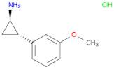 rac-(1R,2S)-2-(3-methoxyphenyl)cyclopropan-1-amine hydrochloride