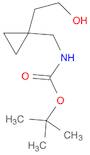 tert-butyl N-{[1-(2-hydroxyethyl)cyclopropyl]methyl}carbamate