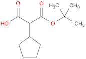 3-(tert-Butoxy)-2-cyclopentyl-3-oxopropanoic acid