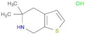 5,5-dimethyl-4H,5H,6H,7H-thieno[2,3-c]pyridine hydrochloride