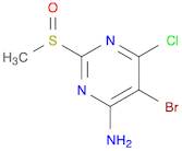 5-bromo-6-chloro-2-methanesulfinylpyrimidin-4-amine