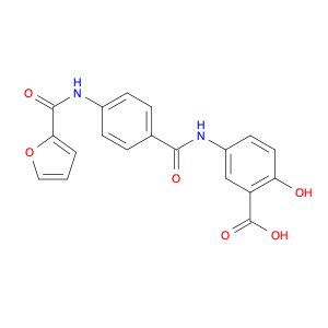 5-[4-(Furan-2-amido)benzamido]-2-hydroxybenzoic acid