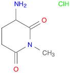 3-Amino-1-methylpiperidine-2,6-dione hydrochloride