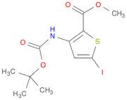 Methyl 3-((tert-butoxycarbonyl)amino)-5-iodothiophene-2-carboxylate