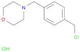 4-{[4-(chloromethyl)phenyl]methyl}morpholine hydrochloride