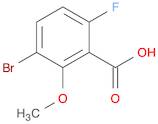 3-Bromo-6-fluoro-2-methoxybenzoic acid